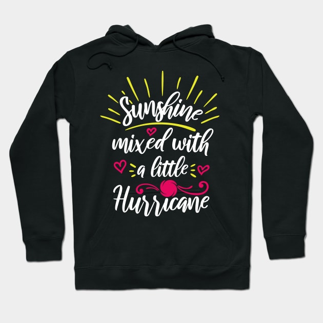 Sunshine Mixed With a Little Hurricane Hoodie by StacysCellar